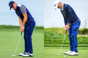 Justin Thomas showing clothing for cold days and warmer days while mixing in some fashion flare